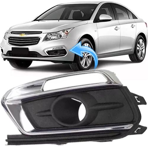 Moldura Farol Milha Cruze 1.8 16V Lt e Ltz 2015 e 2016 - Esquerdo