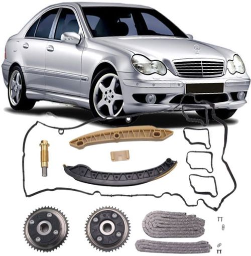 Kit Corrente Comando Mercedes C180 C200 C230 1.8 16V Kompressor de 2002 À 2007