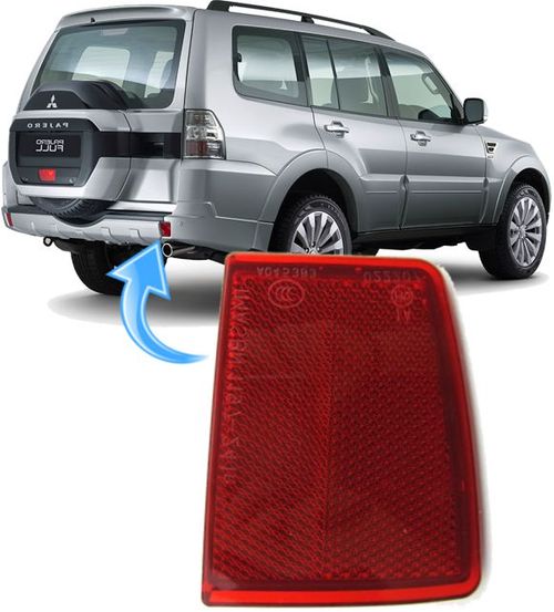 Olho de Gato Refletor Parachoque Traseiro Pajero Full de 2008 À 2020 - Direito