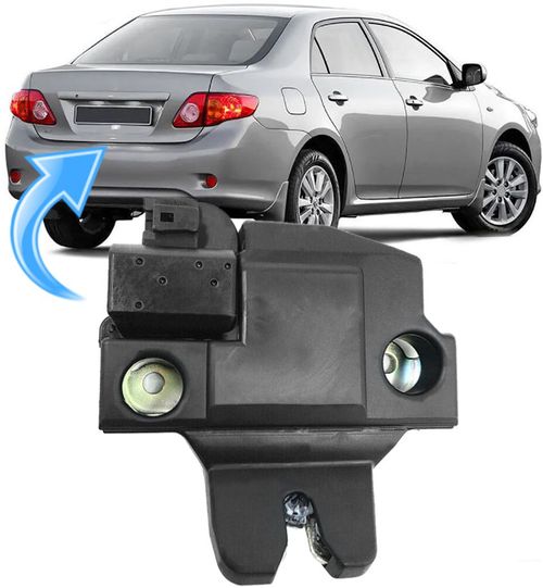 Fechadura com Trava Eletrica Porta Malas Corolla de 2009 À 2014 - 64600-12020