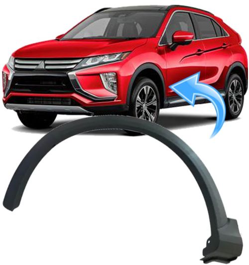 Moldura Friso do Paralama Eclipse Cross de 2018 À 2023 - Dianteiro Esquerdo