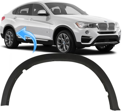 Moldura Friso do Paralama Bmw X6 F16 de 2015 À 2019 - Traseiro Direito