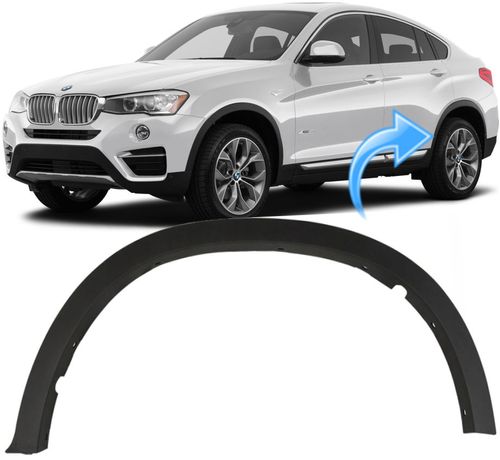 Moldura Friso do Paralama Bmw X6 F16 de 2015 À 2019 - Traseiro Esquerdo