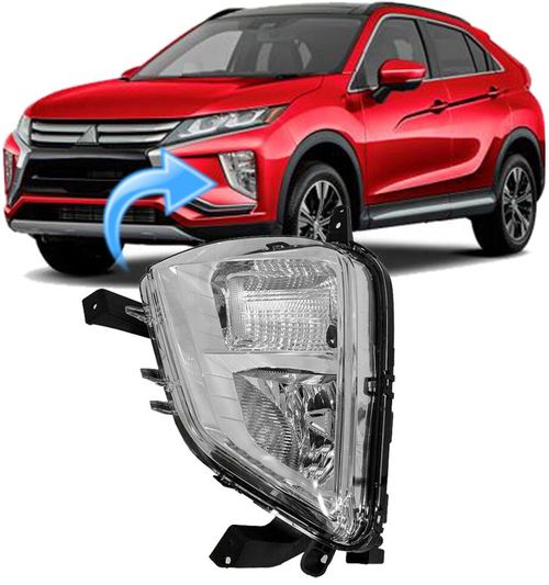 Farol de Milha Neblina Eclipse Cross de 2018 À 2022 - Esquerdo