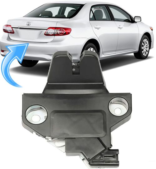 Fechadura com Trava Eletrica Porta Malas Corolla de 2009 À 2014 - 64600-02050