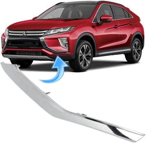Moldura Inferior Cromada Parachoque Eclipse Cross de 2018 À 2022 - Esquerdo