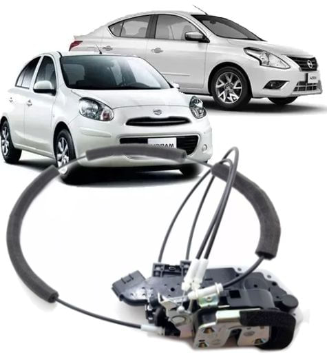 Fechadura Eletrica Versa e March de 2011 À 2022 - Traseira Direita