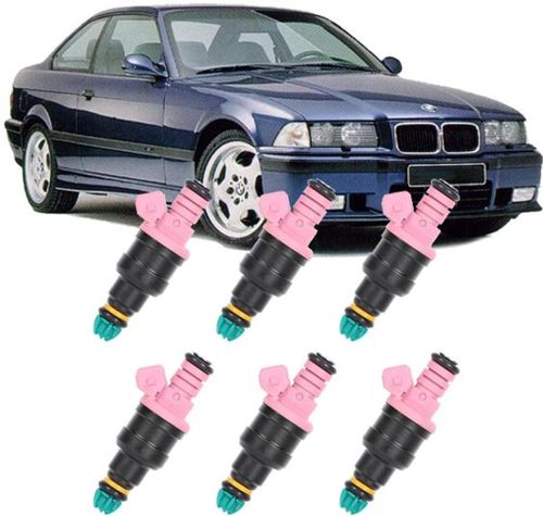 Kit 6 Bico Injetor Bmw E36 325i 2.5 L6 À Gasollina de 1991 À 1995