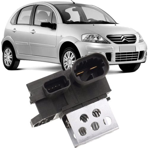 Resistencia da Ventoinha Citroen C3 1.5 8V e 1.6 16V Flex de 2009 À 2012