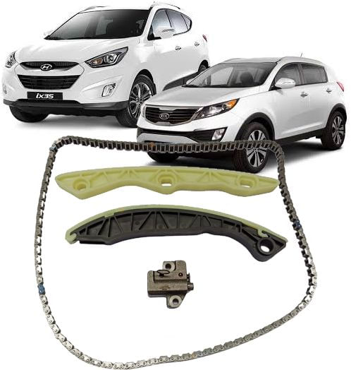 Kit Corrente Comando Hyundai Ix35 2.0 16V À Gasolina de 2010 À 2012 - Parcial Superior