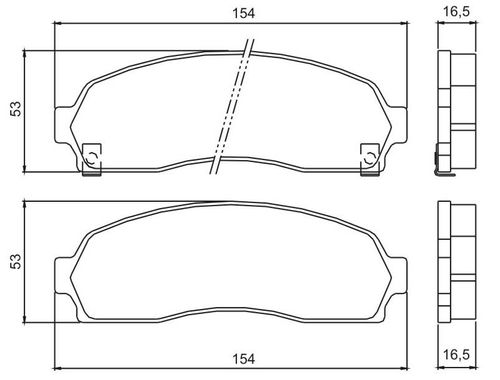 PASTILHA DE FREIO FORD - (T) KA 08/11