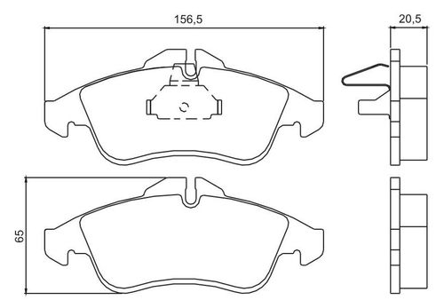 PASTILHA DE FREIO FIAT - (D) STRADA 1.3/1.4/1.5/1.8 8V 02/; FIORINO 14/
