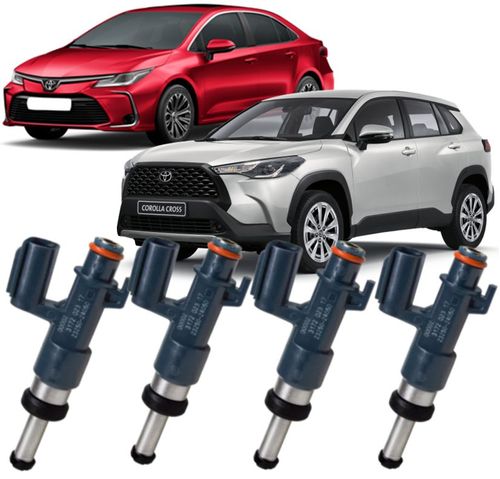 Kit 4 Bico Injetor Indireta Corolla 2.0 16V Flex de 2020 À 2024