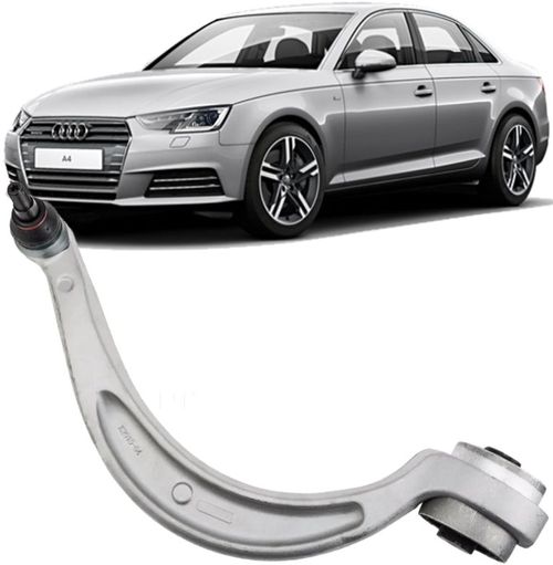 Braço da Suspensão Audi A4 B9 de 2016 À 2023 - Inferior Curvo Esquerdo