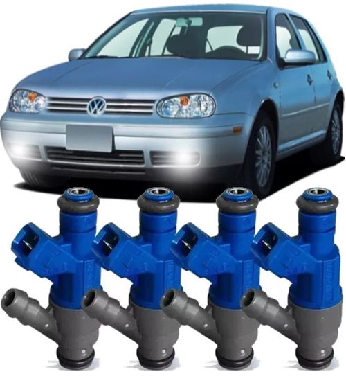 Kit 4 Bico Injetor Golf Bora New Beetle 2.0 8V Apk Aeg Bosch 0280155791