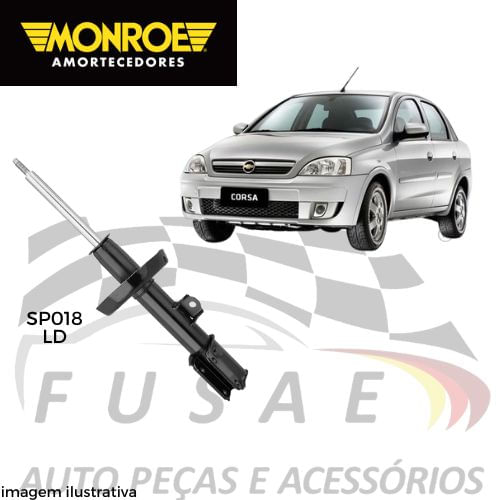 AMORTECEDOR DIANTEIRO DIREITO MONROE NOVO CORSA TODOS APÓS 2002  MERIVA TODOS APÓS 2002  MONTANA 2003 A 2012