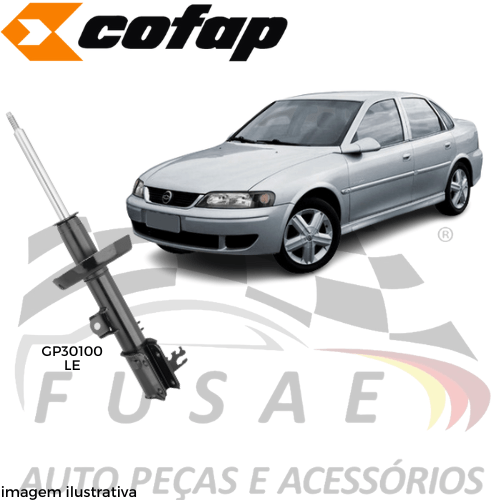 AMORTECEDOR DIANTEIRO ESQUERDO TURBOGAS COFAP VECTRA 2.0 8/16V 1997 A 2005