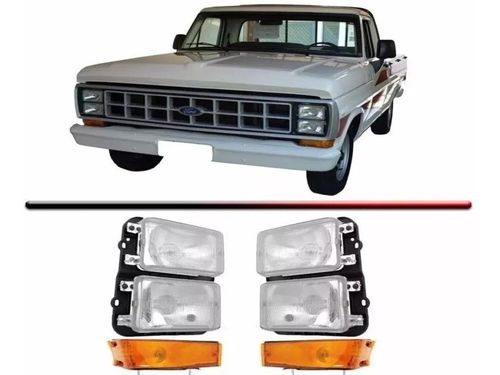 KIT FAROL DIANTEIRO + LANTERNA F-1000 F-22000 72/92 LD LE