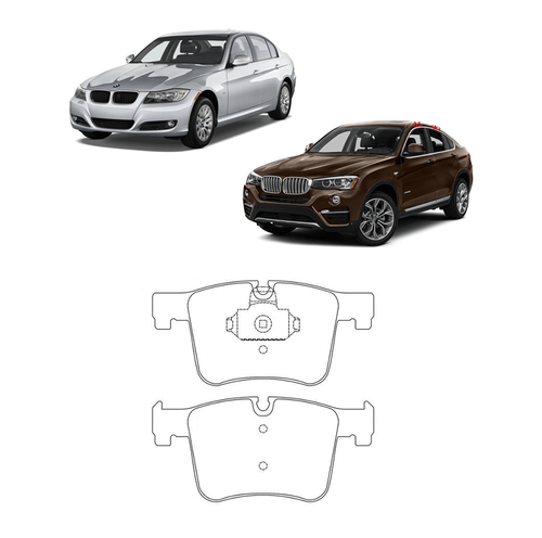 Pastilha de Freio dianteira BMW Série 1/3 2011 X3 X4 2013