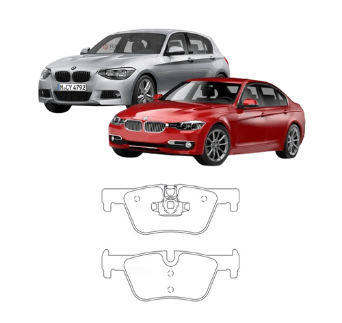 Pastilha de Freio traseira BMW série 1 - 2011/2012 série - 3 2011/2012