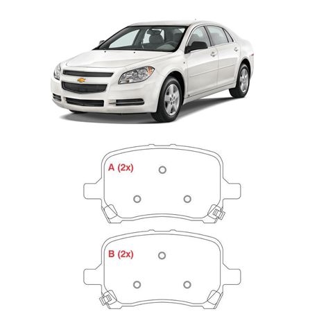 Pastilha de Freio dianteira GM Malibu LTZ 2.4 16V 2010