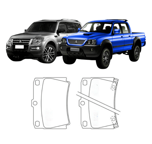 Pastilha de Freio traseira MITSUBISHI Pajero Dakar 2010- Sport 1998- Pinin 1.8 2.0 1998 até 2000 Montero port 1997- 1200 Sport 1997 até 2003