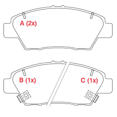 Pastilha de Freio traseira SUBARU Impreza Justy Legacy I II (VER DESCRIÇÃO)