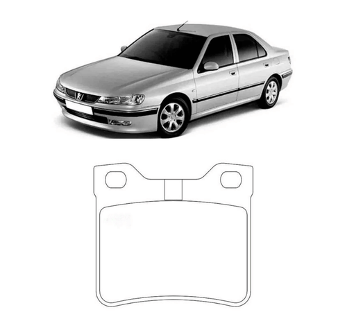 Pastilha de Freio traseira PEUGEOT 406 2.0 16V 406 3.0