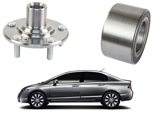 Cubo de Roda Dianteiro Honda New Civic 1.8 2.0 2006 a 2011 + Rolamento de Roda