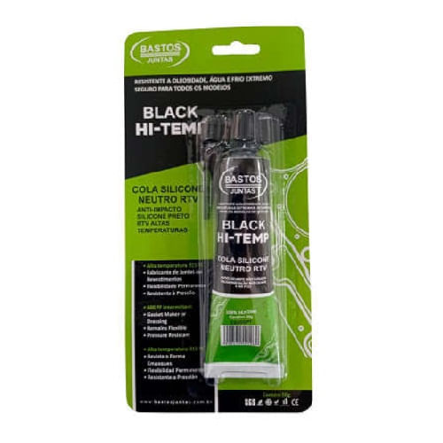 SILICONE - ALTA TEMPERATURA BLACK (PRETO) 50G