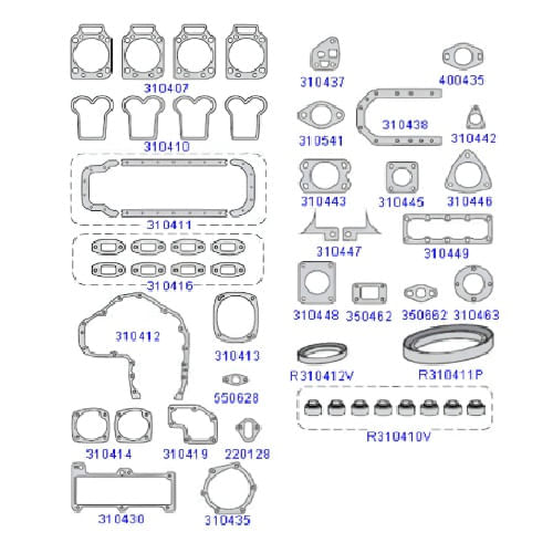 JUNTA DO MOTOR - MWM D229 4CIL