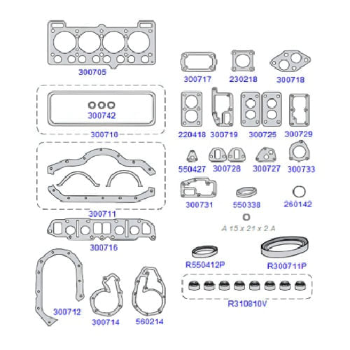 JUNTA DO MOTOR - FORD | VW 1.6L CHT | AE GAS | ALC