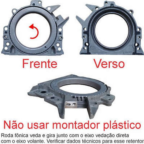 FLANGE TRASEIRA - VW GOL 1.0 16V TURBO