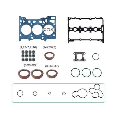 JUNTA DO MOTOR - VW UP FOX 1.0 12V APOS 2013