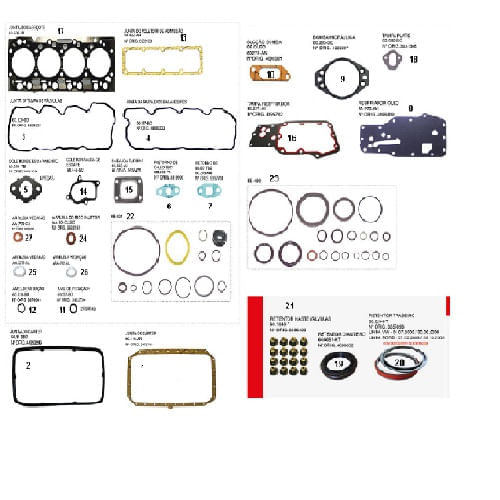 JUNTA DO MOTOR - CUMMINS ISBE 4.5 16V ELETRONICO