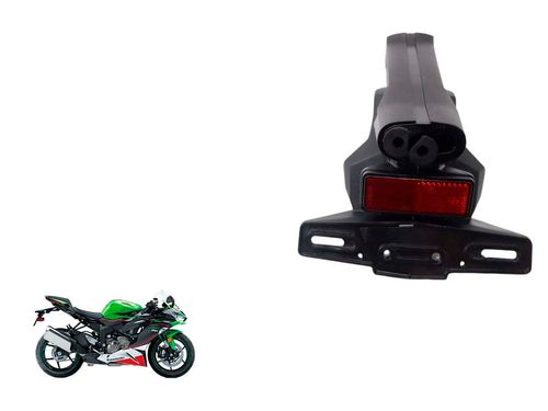 Para-lama Traseiro Sup/placa Kawasaki Zx 6 Zx6 19-24