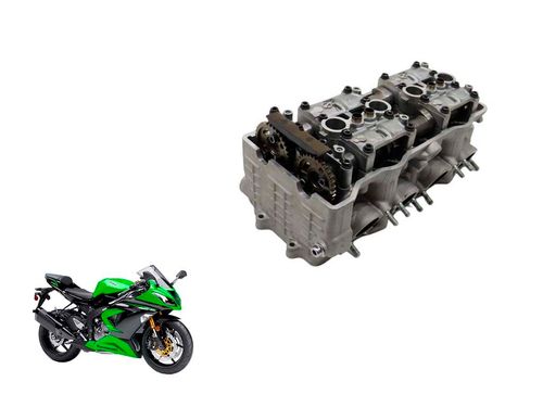 Cabeçote Kawasaki 5 mil km Zx 6 Zx6 13-22