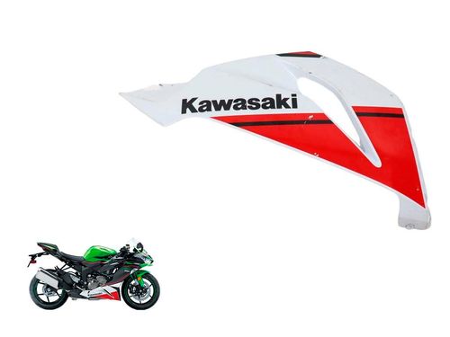 Spoiler Inferior Direito Kawasaki Zx 6 19-24c/avaria