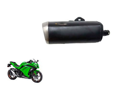Ponteira Escapamento Kawasaki Ninja 300 13-18c/detalhe
