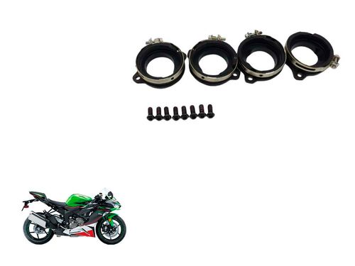 Coletor Admissão (kit) Kawasaki Zx 6 Zx6 19-24