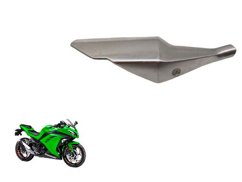 Proteção Ponteira Escapamento Kawasaki Ninja 300 13-18c/detalhe