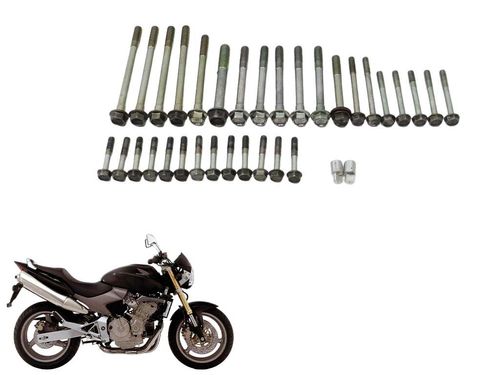 Kit Parafuso Carcaça Motor Honda Hornet 600 04-07 Usad