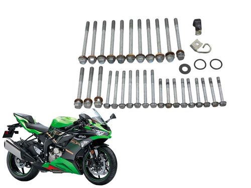 Kit Parafuso Carcaça Motor Kawasaki Zx 6 19-24 Usad