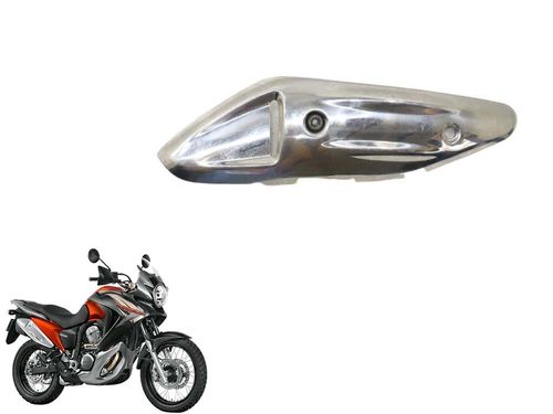 Proteção Ponteira Escapamento Honda Transalp 700 11-14