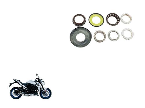 Porca+rolamento Caixa Direção Suzuki Gsx S 1000 16-22