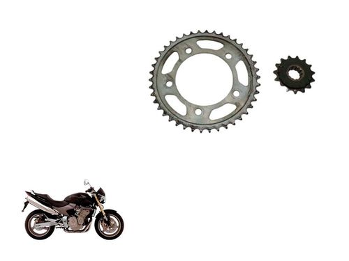 Coroa+pinhão Honda Hornet 600 Hornet600 04-07