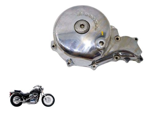 Tampa Esquerda Motor Honda Shadow 600 95-05c/detalhe
