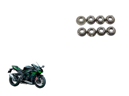Porca Escap 8mm Kawasaki Zx 10 Zx10 22-24