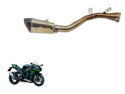 Ponteira Escapamento Kawasaki Zx 10 22-24c/detalhe