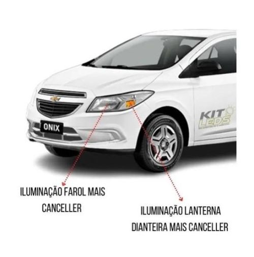 KIT ILUMINACAO COMPLETO CHEVROLET ONIX LS